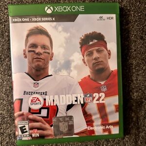 Xbox one Madden 22. Pre owned, Excellent condition